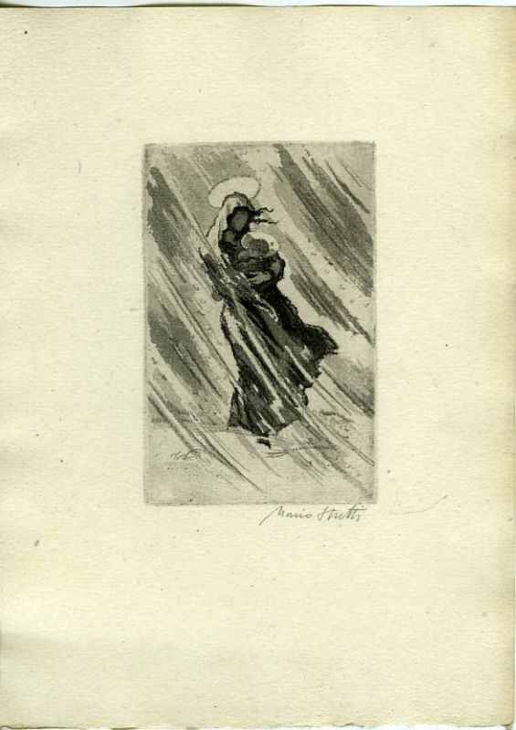 [Deset grafických listů, požívaných většinou jako novoročenky.]