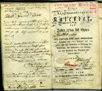Neuer hundertjähriger Kalender, vom Jahre 1799 bis 1899; in welchem jeder Hausvater nebst einem immerwährenden Kalender und einer Zeittafel auf 100 Jahre, sehr viel Nützliches in Ansehung der Witterung, des Feldbaues, der Gesundheit und Krankheit bey Menschen un Thieren findet. - 