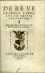 DE RE VESTIARIA LIBELLVS EX BAYFIO EXCERPTVS. Addita uulgaris linguae interpretatione, in adulescentulorum gratiam atq; utilitatem. - Baif, Lazare de
