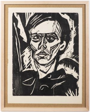 Mänlicher Portraitkopf - Gothein, Werner