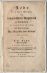 Rede bey der Weyhe des neugewählten Magistrats zu Wünschelburg den 3ten August 1809 am Geburtstage Sr. Majestät des Königs gehalten von ....... - Kahl T. J.