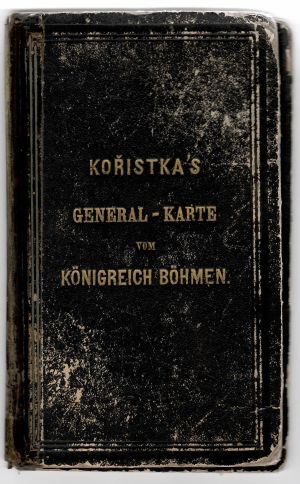 General-Karte des Königreiches Böhmen entworfen und nach den neuesten Aufnahmen sowie nach eigenen Messungen revidirt u. berichtiget von Professor Carl Kořistka in Prag, und gezeichnet von Adolf Sommer, Jngen.-Geographen. - Kořistka, Carl