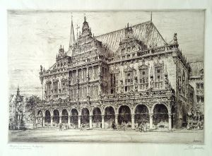 Rathaus in Bremen II - Geissler, Paul
