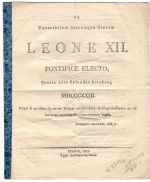 Ad Venerabilem Sacramque Clerum LEONE XII. PONTIFICE ELECTO, Quarto ante Calendas Octobres, MDCCCXXIII. - Prochaska, Adalbert František