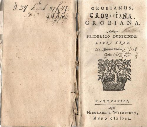 GROBIANUS, et GROBIANA. Libri tres.