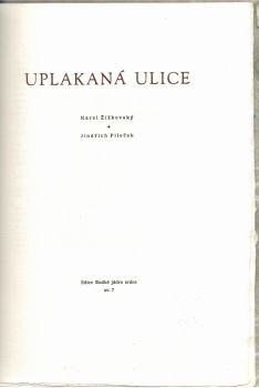 Uplakaná ulice.