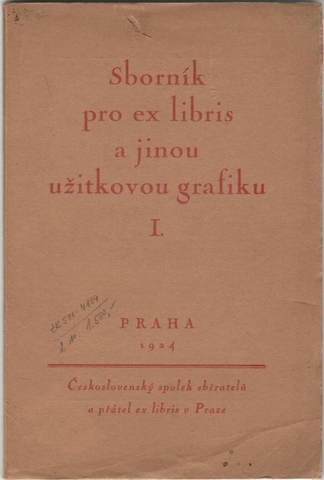 Sborník pro ex libris a jinou užitkovou grafiku. Ročník I. + II.-IV.