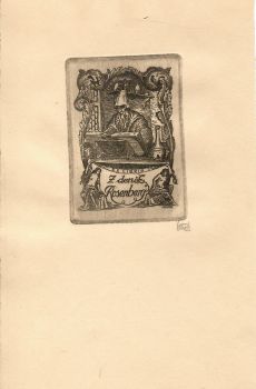 Ex libris. 10 leptů 1925.