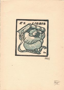 Ex libris. 10 leptů 1925.