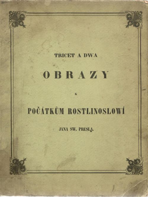 Třicet a dwa obrazy k počátkům rostlinoslowí.
