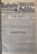 Radniční politika. Ročník 1936. - 