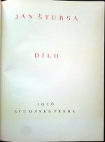 Jan Štursa. Dílo. - (Antonín Matějček)