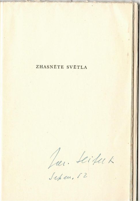 Zhasněte světla (Lyrické glosy).