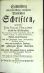 Sammlung unterschiedlicher bewährter Chymischer Schriften, namentlich Joh. Isaaci Hollandi Hand der Philosophen, Opus Saturni, Opera Vegetabilia, Opus Minerale, Cabala, de Lapide Philosophico, Nebst einem Tractat von den Irrgängen derer Alchymisten, Auctoris incerti, neue und verbesserte Auflage, mit gehörigen Fleiße übersehen, und mit einem Verzeichnüs derer in jeglichem Tractat befindlichen wichtigsten Materien vermehret, wie auch mit nöthigen Kupfern gezieret. - Hollandus, Joh. Isaac