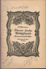 Lidová škola kreslení ornamentálního. - Drbohlav, Vít