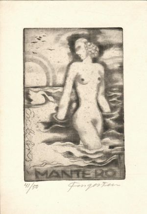 Ex libris Mantero - Fingesten, Michel