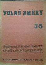 Volné směry, ročník XXXV. Číslo 3-5. - Tichý, František