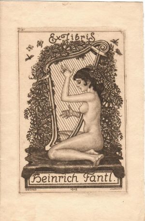 Ex libris Heinrich Fantl - Jilovský, Jiří