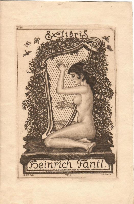 Ex libris Heinrich Fantl