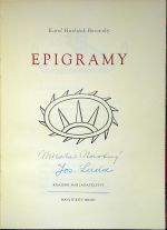 Epigramy. - Borovský, Karel Havlíček