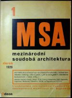 MSA 1. Mezinárodní soudobá architektura. Sborník. - 