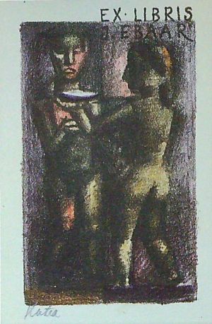 Ex libris J. E. Baar - Kutra, Radoslav