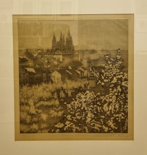 Hradčany z Petřína. - Stretti-Zamponi, Jaromír