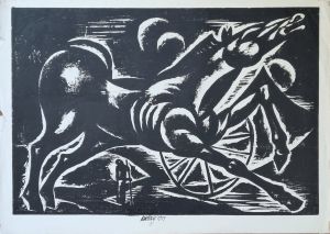 "Kůň a převozník" - Veselý, Aleš