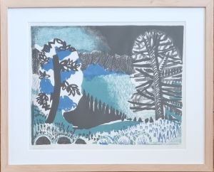 "Krajina se stromy" - Kerkovius, Ida