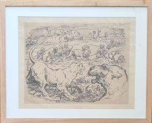 Das Löwenjagd - Kubin, Alfred