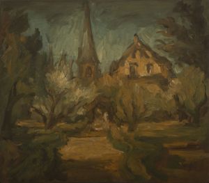 Park s kostelem - Feigl, Friedrich