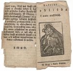 Pobožná Modlitba k matce opusstěných. - 