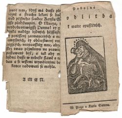 Pobožná Modlitba k matce opusstěných.