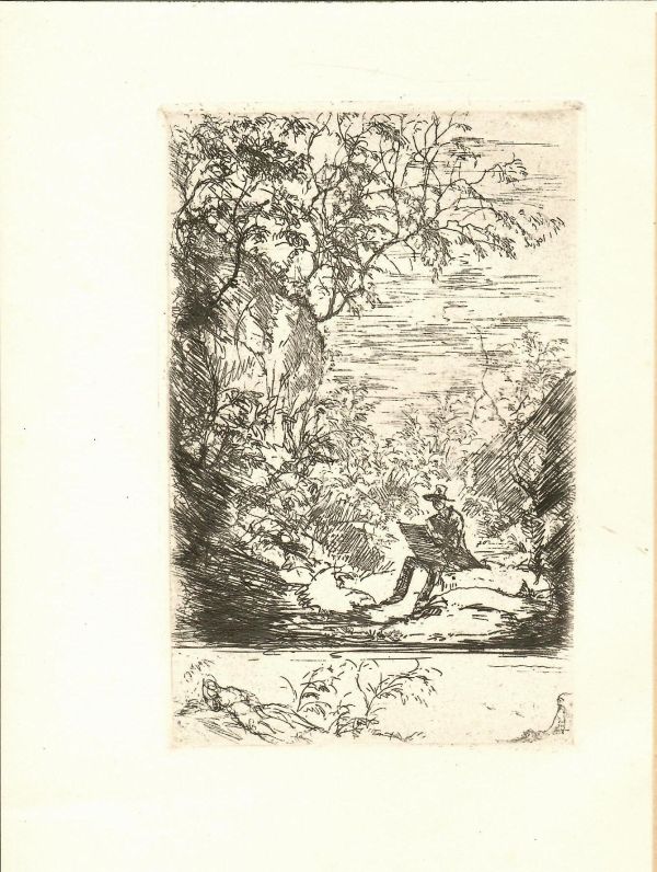 Der Maler in der Landschaft