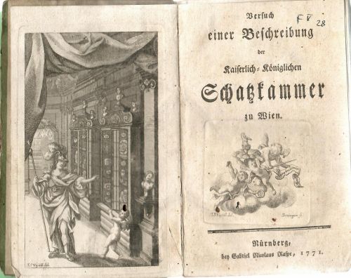 Versuch einer Beschreibung der Kaiserlich=Königlichen Schatzkammer in Wien.