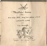 Přenešťastná historie o tom co se může státi, když tak spánek schvátí nešťastného malíře a to V. H. Brunýře. - Brunner, Vratislav Hugo