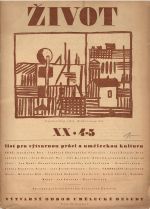 Život. Ročník XX., číslo 4-5 (pův. graf. příloha F. Hudeček) - 