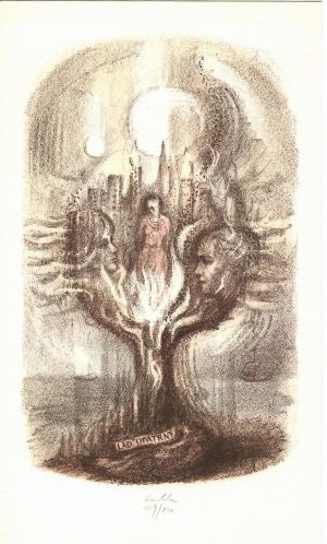 Ex libris Lad. Opatrný - Halla, Jan