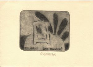 Ex libris Jar. Hlavové - Komárek, Vladimír