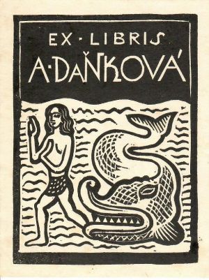 Ex libris A. Daňková - Tichý, František