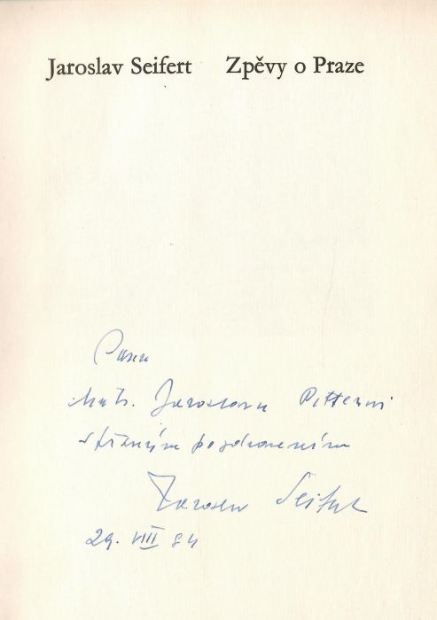 Zpěvy o Praze.