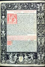 Accipite studiosi omnes Auli Gellii noctes micantissimas: In quibus vigilias [et] somnum pacatissime reponatis. Nihil enim in latinis obstrepet inconcinnum. In Graecis minus. Quippe quae nunq[ue] antehac fuerint accuratius emendata. Hinc rerum [et] dictionum speciosarum indicem locupletissimu[m] habetote. Et libri. VIII. Quem desideramus capita> quae antehac nunq[uam] in lucem prodierunt. - Gellius, Aulus