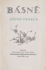 Básně Jiřího Trakla. - Trakl, Georg