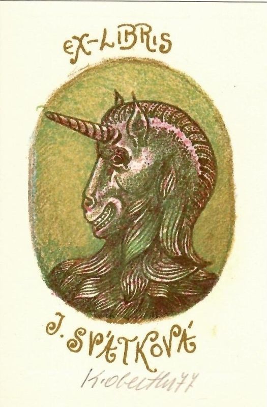 Ex libris J. Svátková