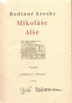 Rodinné kresby Mikoláše Alše.