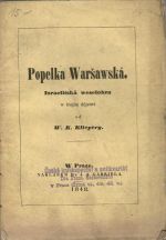 Popelka Waršewská. Israelitská veselohra w trojím dějstwí. - Klicpera, Václav Kliment