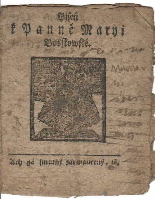 Pjseň k Panně Maryi Boskowské.