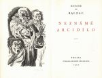 Neznámé arcidílo.  - Balzac, Honoré de