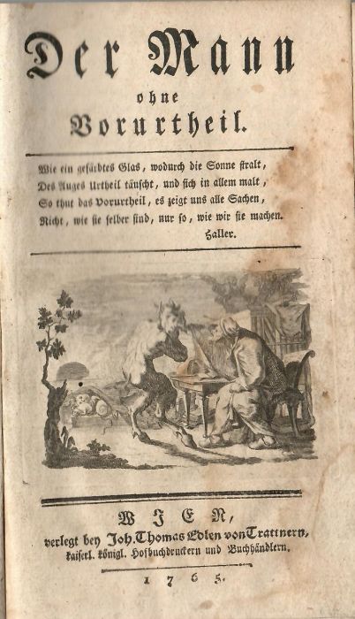 Der Mann ohne Vorurtheil.