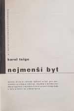 Nejmenší byt. - Teige, Karel